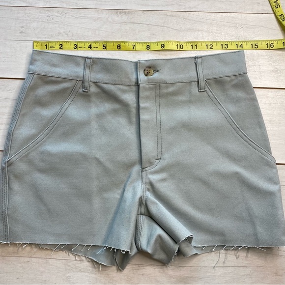 UO Urban Renewal Remnants Canvas Carpenter Shorts Sz S NWT Mint Seafoam Sea Salt - Picture 8 of 12